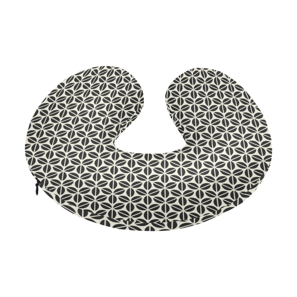 Coffee bean abstract modern pattern U-Shaped Travel Neck Pillow