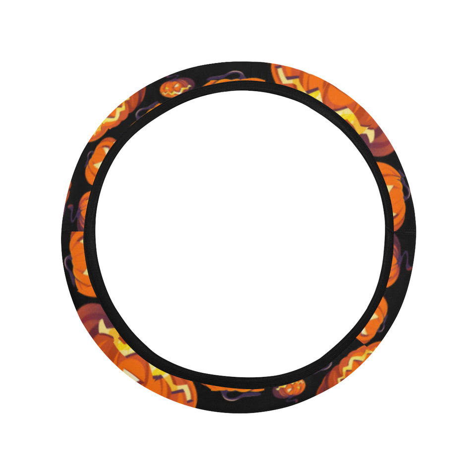 Halloween Pumpkin pattern Car Steering Wheel Cover
