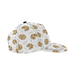 Sketch style cookie pattern All Over Print Snapback Cap