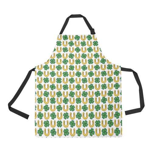 Horseshoes Pattern Print Design 04 All Over Print Adjustable Apron