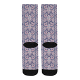 Indian Batik Style pattern Crew Socks