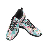 Toucan tropical flower leave pattern Women's Sneaker Shoes