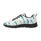 watercolor crocodile pattern Women's Sneaker Shoes