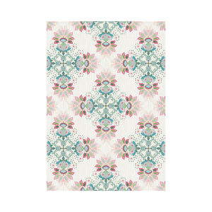 Square floral indian flower pattern House Flag Garden Flag