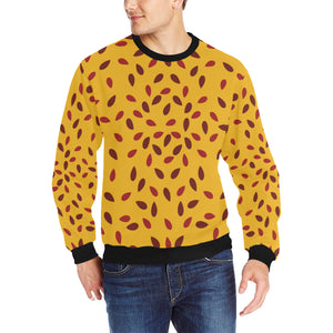 Passion fruit texture Men's Crew Neck Sweatshirt