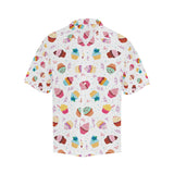 Cake cupcake design pattern Men's All Over Print Hawaiian Shirt