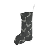 Hand drawn boomerang Australian aboriginal ornamen Christmas Stocking