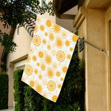 Sun design pattern House Flag Garden Flag