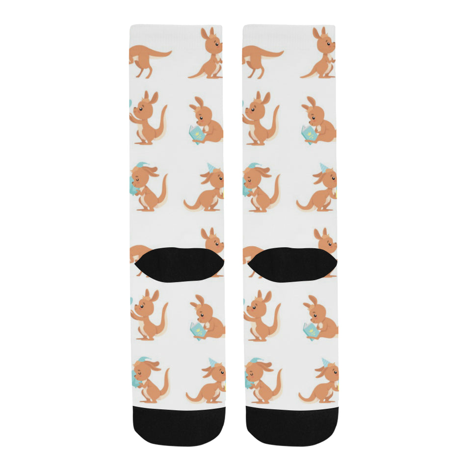 Cute Kangaroo pattern Crew Socks