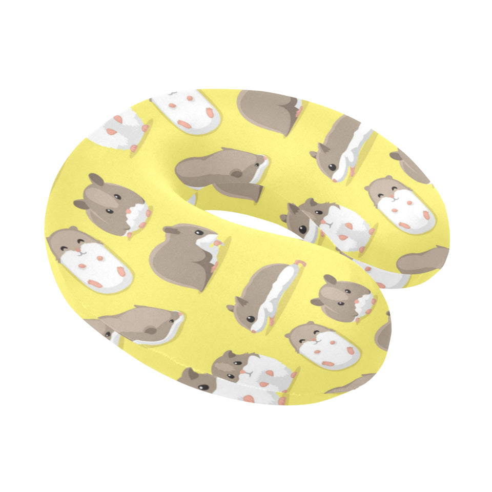 Cute Hamster pattern U-Shaped Travel Neck Pillow