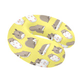 Cute Hamster pattern U-Shaped Travel Neck Pillow