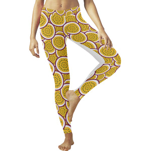 Passion fruits slice pattern Women's Legging Fulfilled In US