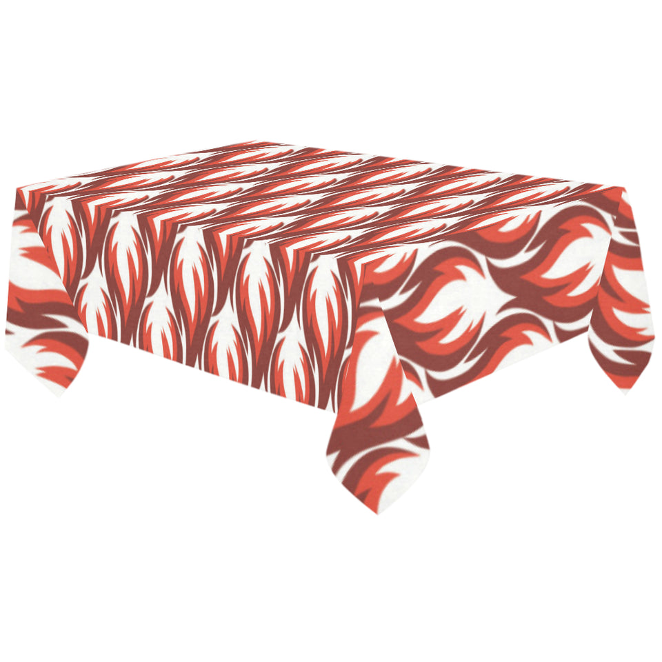 Fire flame symbol design pattern Tablecloth