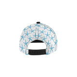 Watercolor starfish pattern All Over Print Snapback Cap