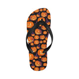 Halloween Pumpkin pattern Unisex Flip Flops