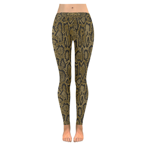 Snake skin pattern Women's Legging Fulfilled In US