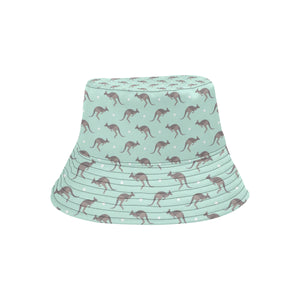 Kangaroo pattern background Unisex Bucket Hat