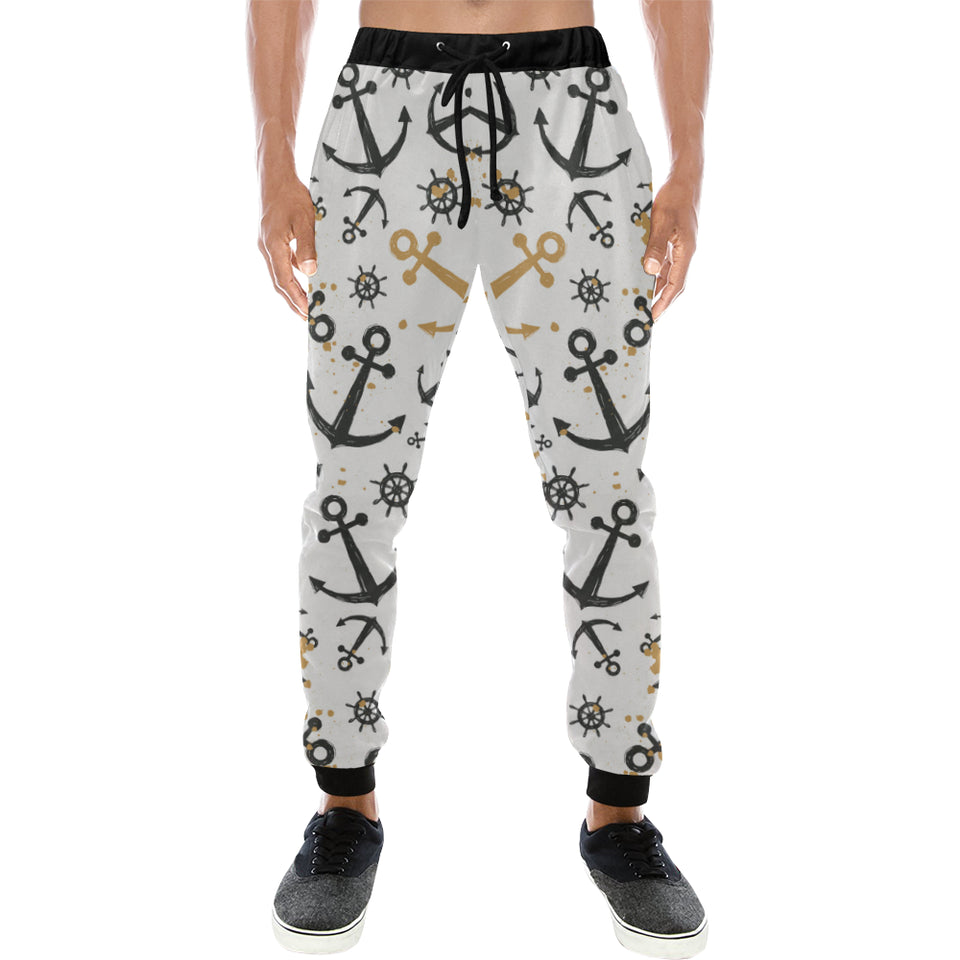 Anchors Rudders pattern Unisex Casual Sweatpants