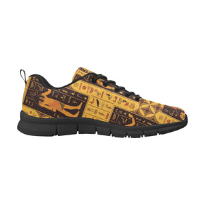 Egypt Hieroglyphics Pattern Print Design 05 Men's Breathable Sneakers ( Model 055)