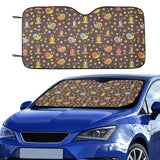Snail Pattern Print Design 02 Car Sun Shade