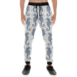 Seahorse pattern background Unisex Casual Sweatpants
