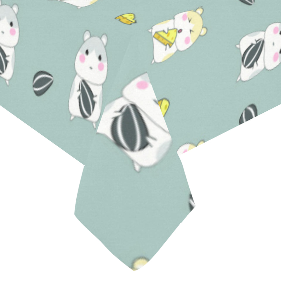 Cute hamster cheese pattern Tablecloth