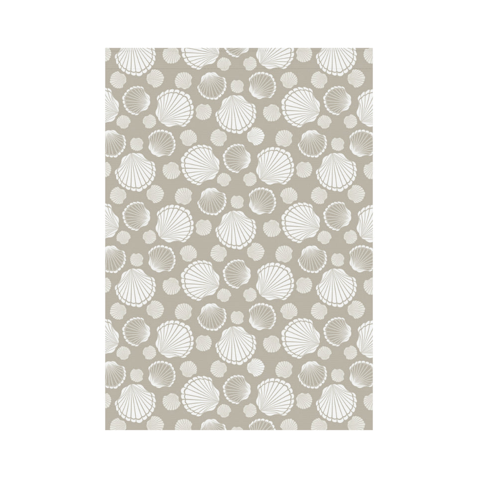 Scallop shell pattern House Flag Garden Flag