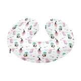 cute mermaid dolphin fish starfish pattern U-Shaped Travel Neck Pillow