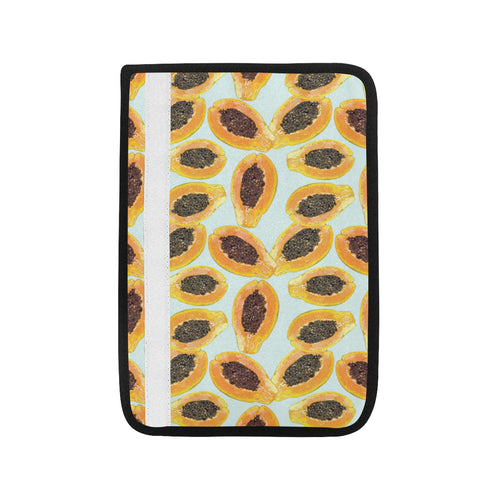 Watercolor papaya pattern Car Seat Belt Cover