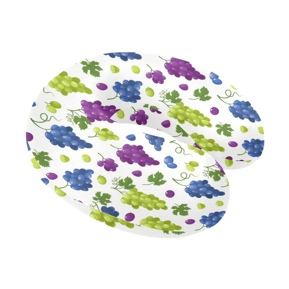 Grape pattern U-Shaped Travel Neck Pillow