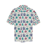 Tea pots Pattern Print Design 05 Men's All Over Print Hawaiian Shirt (Model T58)