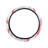 Hand drawn dragon fruit Car Steering Wheel Cover