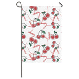 Hand drawn cherry pattern House Flag Garden Flag