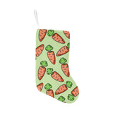 Carrot Pattern Print Design 05 Christmas Stocking