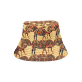 Camel polynesian tribal design pattern Unisex Bucket Hat