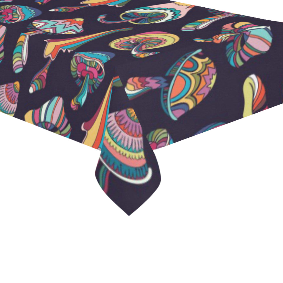 Colorful mushroom pattern Tablecloth