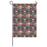 Sugar skulls flower maxican pattern House Flag Garden Flag