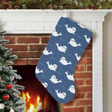 Cute white baby sea lion seal pattern Christmas Stocking