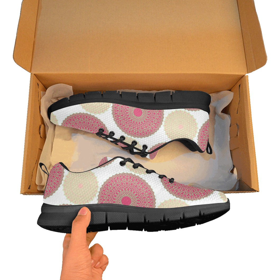 Circle indian pattern Women's Sneaker Shoes
