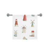 windmill design pattern Bath Towel