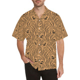 Bengal tigers pattern Men's All Over Print Hawaiian Shirt