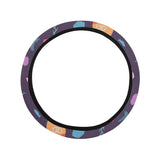 beautiful mermaid Fish jellyfish algae other marin Car Steering Wheel Cover