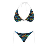Colorful shark Sexy Bikinis Two-Piece Swimsuits