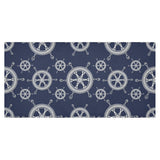 nautical steering wheel design pattern Tablecloth