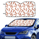 Sausage Pattern Print Design 04 Car Sun Shade