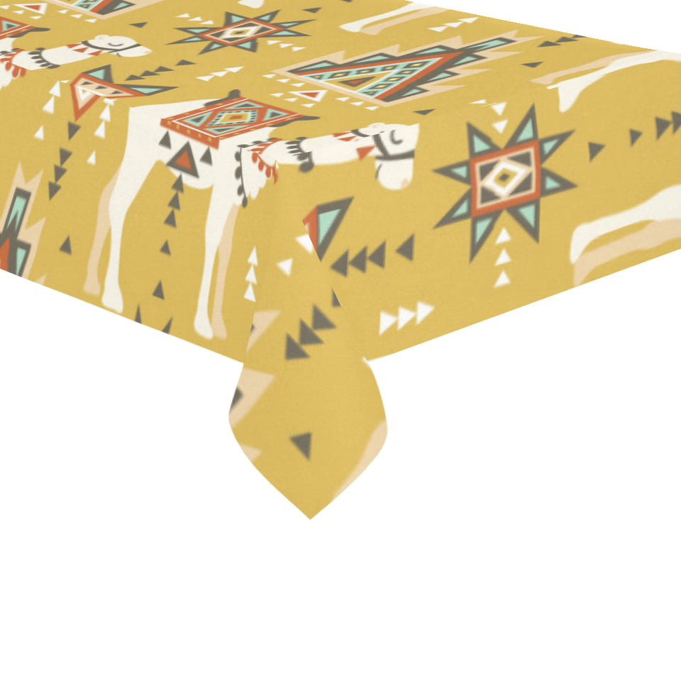 Camels ethnic motif pattern Tablecloth