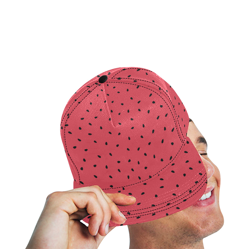 watermelon texture background All Over Print Snapback Cap