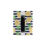 Pineapples pattern striped background Morphing Mug Heat Changing Mug