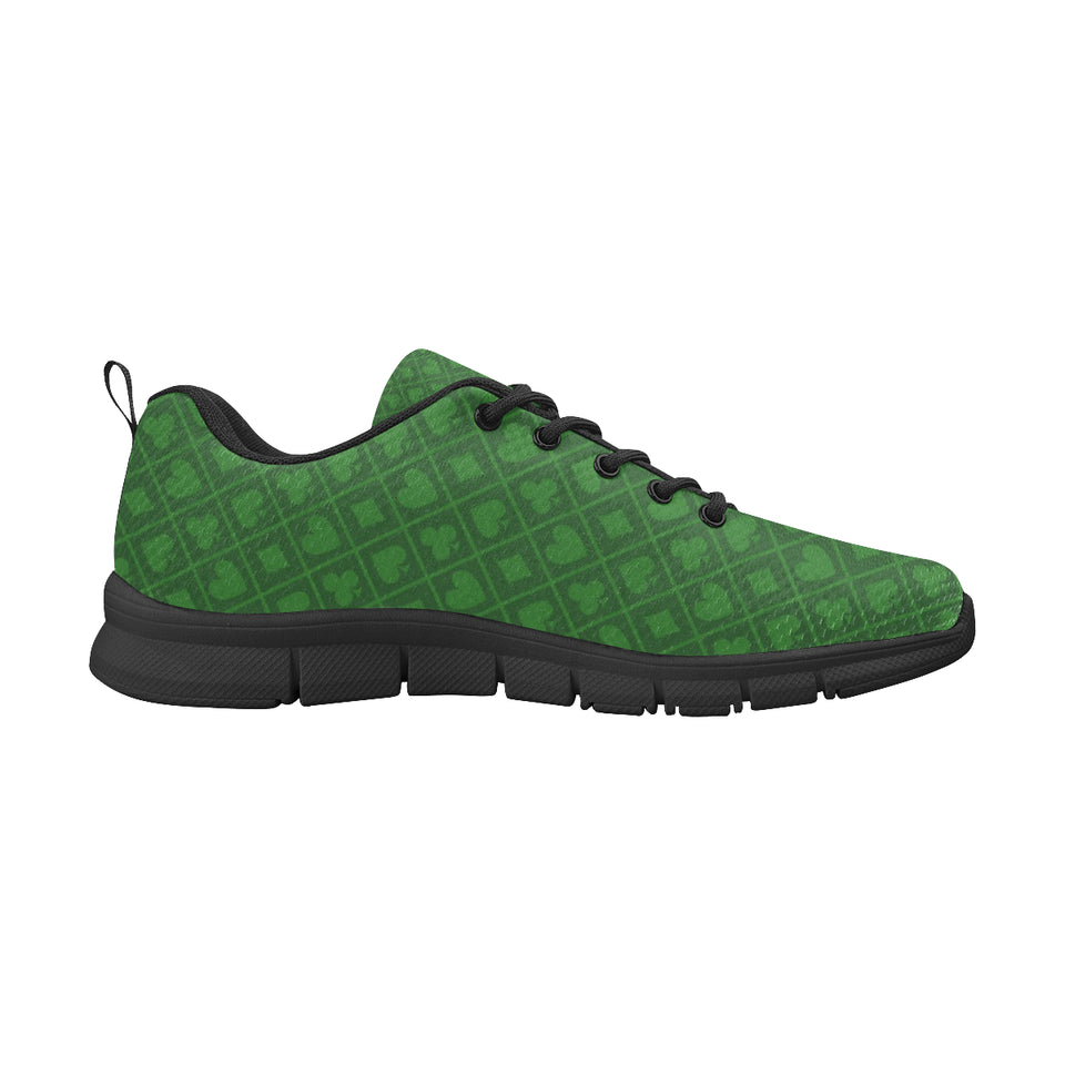 Casino Cards Suits Pattern Print Design 04 Men's Breathable Sneakers ( Model 055)