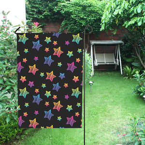 Colorful star pattern House Flag Garden Flag